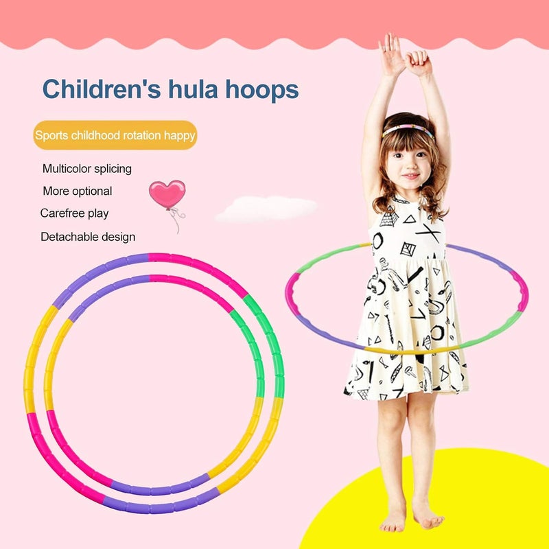 Storio Hula Hoop Zig Zag for Adults Kids Quality Exercise Fitness Ring Multi Colour Adjust in 2 Sizes | Hoopla Baby Toys Play Kit 57, SC1557 - Image 2