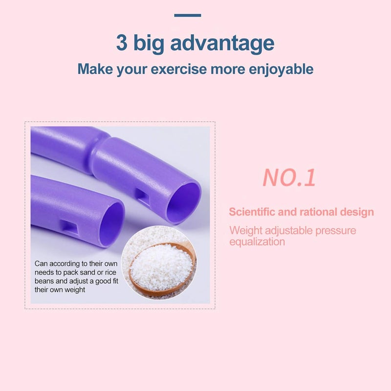 Storio Hula Hoop Zig Zag for Adults Kids Quality Exercise Fitness Ring Multi Colour Adjust in 2 Sizes | Hoopla Baby Toys Play Kit 57, SC1557 - Image 3