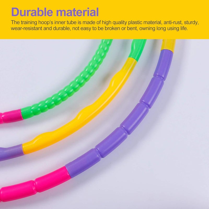 Storio Hula Hoop Zig Zag for Adults Kids Quality Exercise Fitness Ring Multi Colour Adjust in 2 Sizes | Hoopla Baby Toys Play Kit 57, SC1557 - Image 5