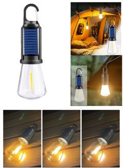 ARNOTEC Solar Rechargeable Camping Lights, Waterproof LED Tent Lights with USB Cable, 3 Modes Hanging Camping Lantern, Hanging Lamp for Hiking, Emergency, Camping, Household, Car Repairing(1PCS)  - Image 2