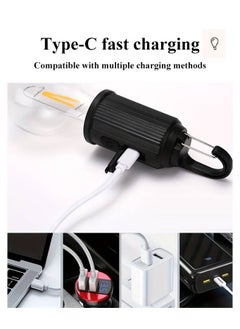 ARNOTEC Solar Rechargeable Camping Lights, Waterproof LED Tent Lights with USB Cable, 3 Modes Hanging Camping Lantern, Hanging Lamp for Hiking, Emergency, Camping, Household, Car Repairing(1PCS)  - Image 5