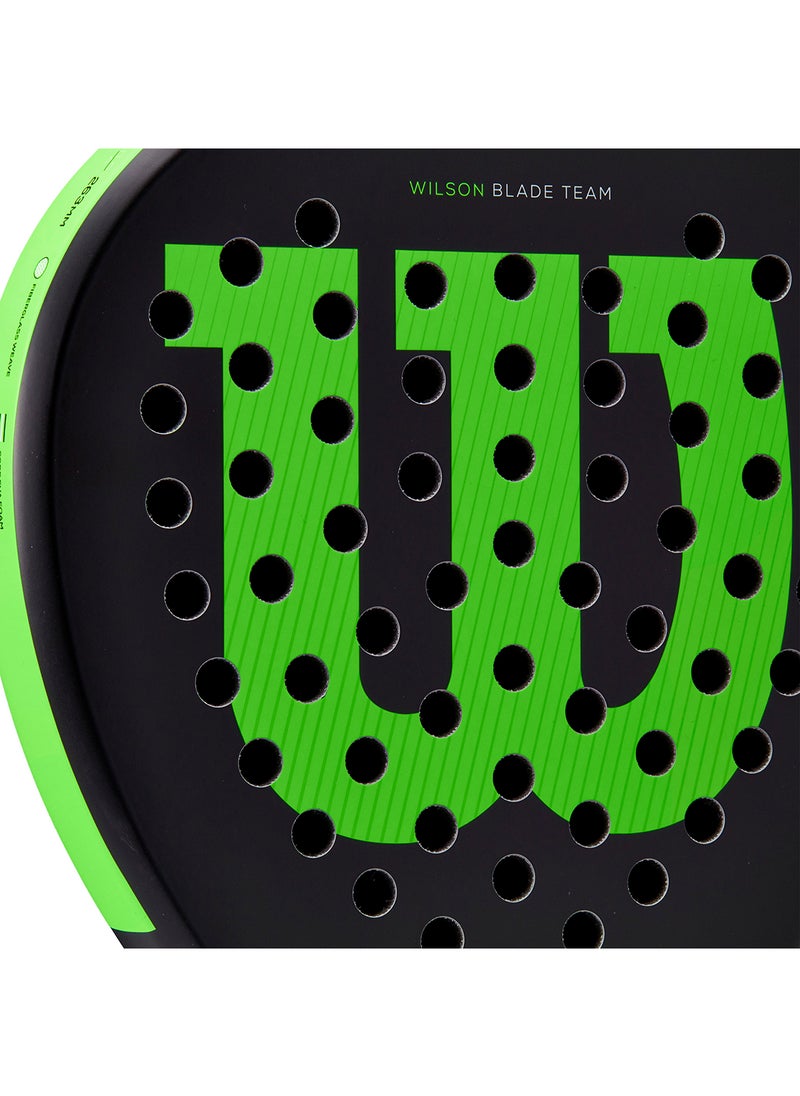 Wilson Blade Team V2 Padel Racket - Black/ Green  - Image 5
