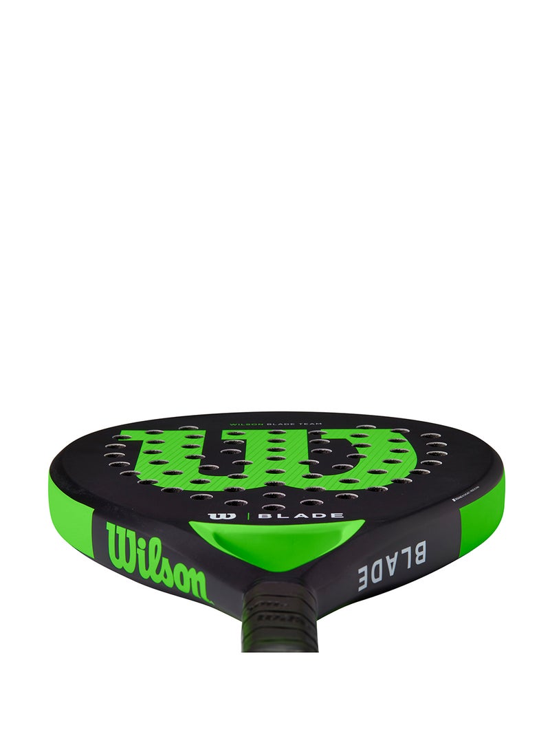 Wilson Blade Team V2 Padel Racket - Black/ Green  - Image 4