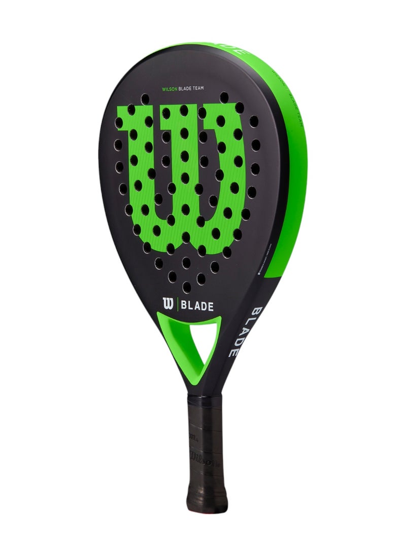 Wilson Blade Team V2 Padel Racket - Black/ Green  - Image 3