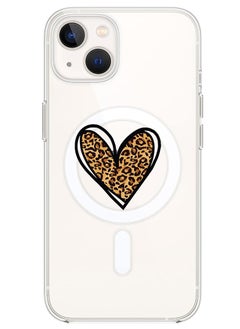 Magnetic Case for iPhone 14 6.1-inch Compatible with MagSafe Wireless Charging, Shockproof Phone Bumper Cover leopard Print copy
