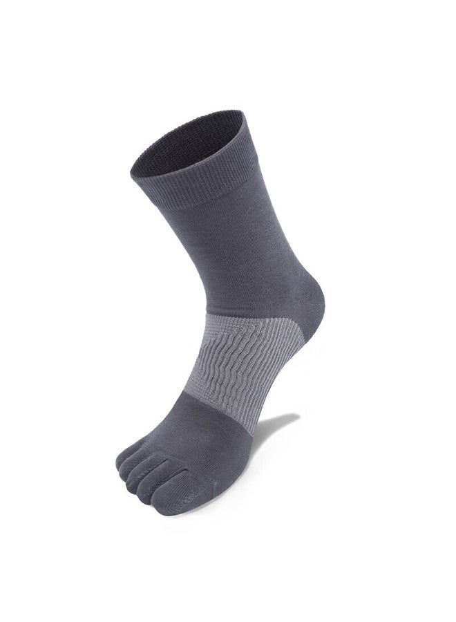 Tfo 7th Generation Outdoor Five-toe Socks Comfortable Breathable Sports Toe Separation Socks 2902563 Men's Dark Gray - Image 1