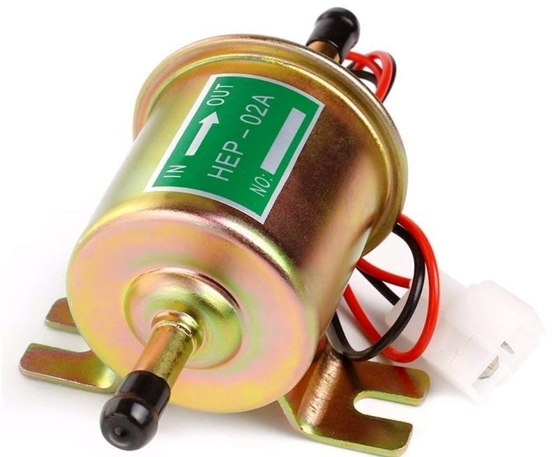 YONEDA Electric Fuel Pump 12v Electric Transfer Universal Low Pressure Gas Diesel Fuel Pump 2.5-4psi HEP-02A - Image 1