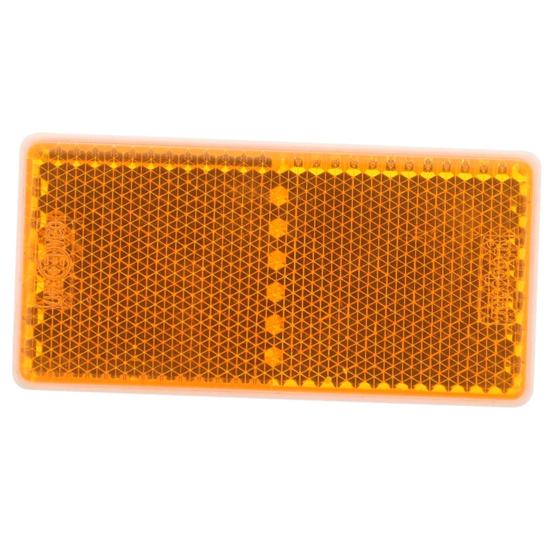 Red Self Adhesive Safety Reflector Sticker for Vehicles Trucks Trailers Enhanced Visibility - Image 2