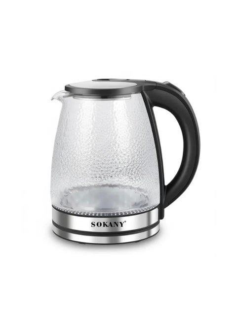 SK-09087 Sokany Glass Kettle 1.7L 1500W