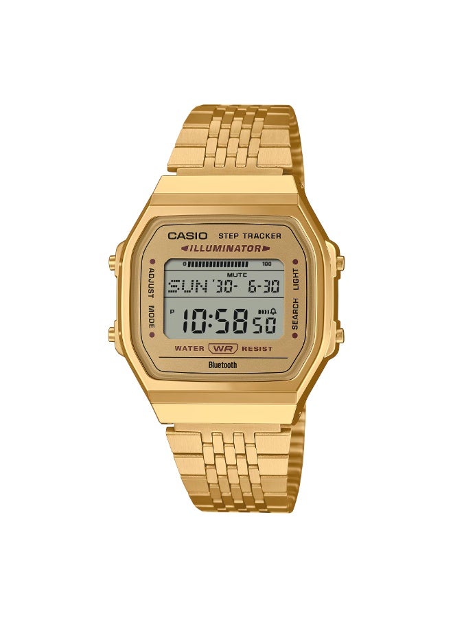 Casio Unisex's Digital Quartz Watch with Stainless Steel Strap ABL-100WEG-9A - Image 1