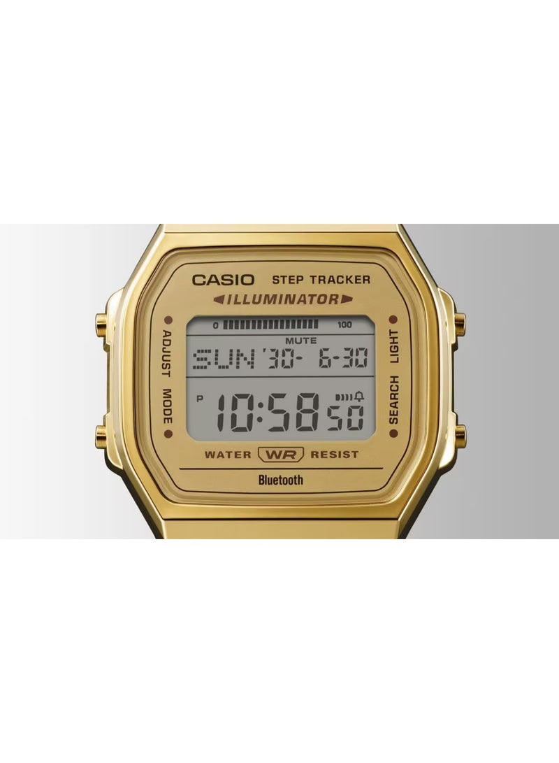 Casio Unisex's Digital Quartz Watch with Stainless Steel Strap ABL-100WEG-9A - Image 2