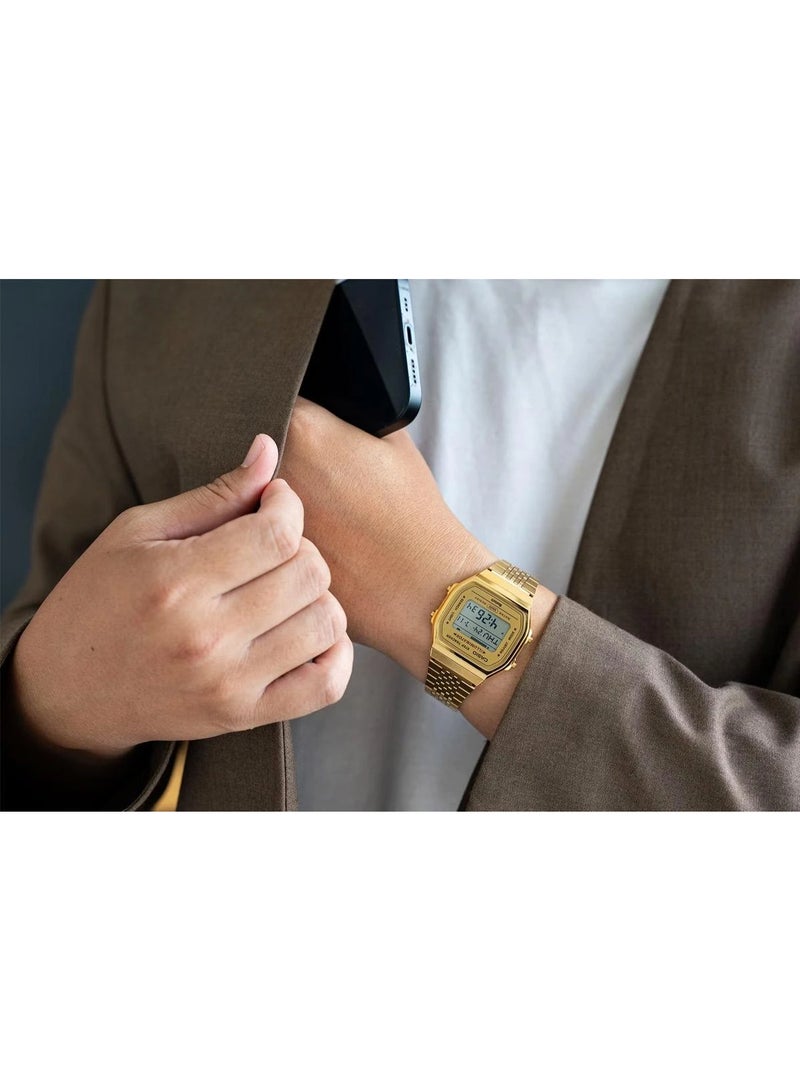 Casio Unisex's Digital Quartz Watch with Stainless Steel Strap ABL-100WEG-9A - Image 3