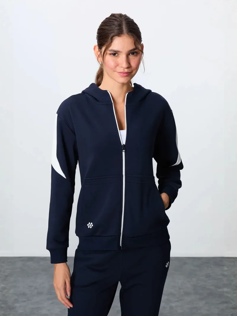 تومي لايف TOMMY Oversized Hooded Zip Sweatshirt And Pants Set