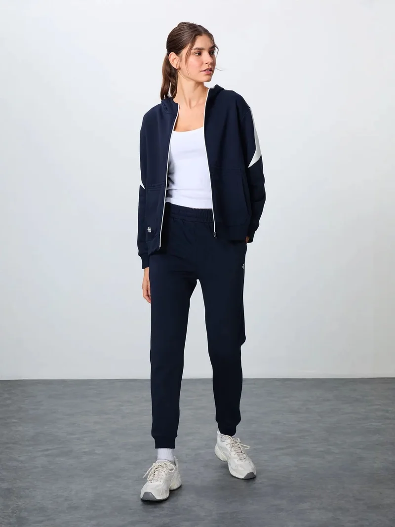 تومي لايف TOMMY Oversized Hooded Zip Sweatshirt And Pants Set