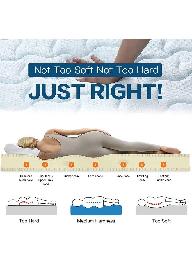 Karpentone Orthopedic Medical Mattress plus Comfopedic (Premium Series Medium Firm Feel Not too Hard Not too Soft) Warranty 3-Years Size 160x200x15 Centimeters - Image 5