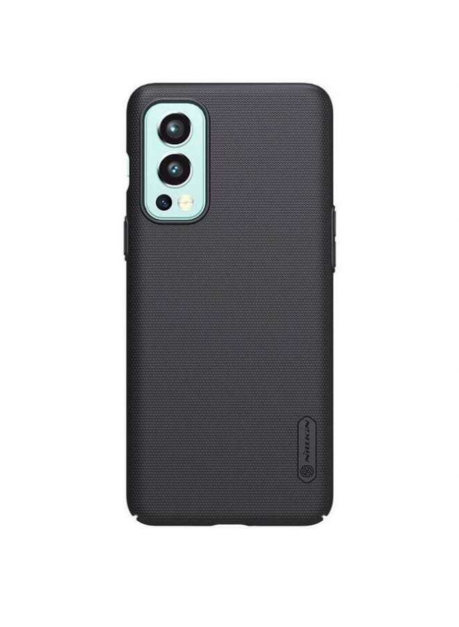 Nillkin Super Frosted Shield Hard Back Case Cover For Oneplus Nord 2 5G Black - Image 1