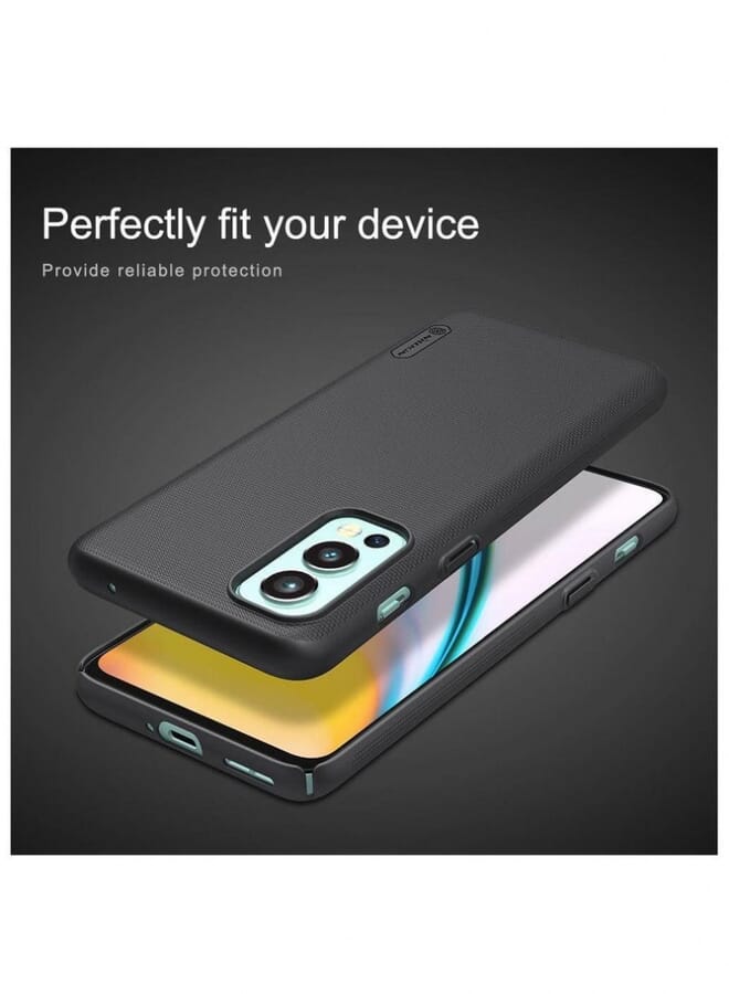 Nillkin Super Frosted Shield Hard Back Case Cover For Oneplus Nord 2 5G Black - Image 2