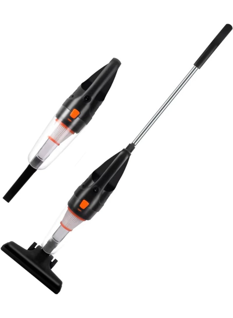 Buytory Vacuum Cleaner 2-in-1 Handheld & Stick | 600W Powerful Suction 11,000Pa | Lightweight Vacuum Cleaner for Home, Car & Kitchen | 4m Cord, 0.5L Dust Bin – Black - Image 1