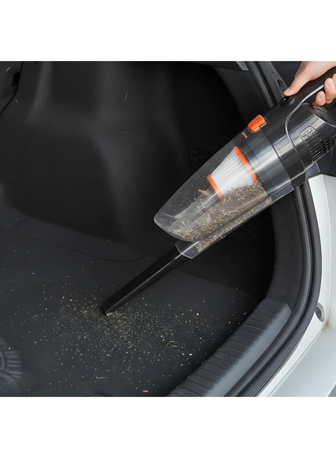 Buytory Vacuum Cleaner 2-in-1 Handheld & Stick | 600W Powerful Suction 11,000Pa | Lightweight Vacuum Cleaner for Home, Car & Kitchen | 4m Cord, 0.5L Dust Bin – Black - Image 4