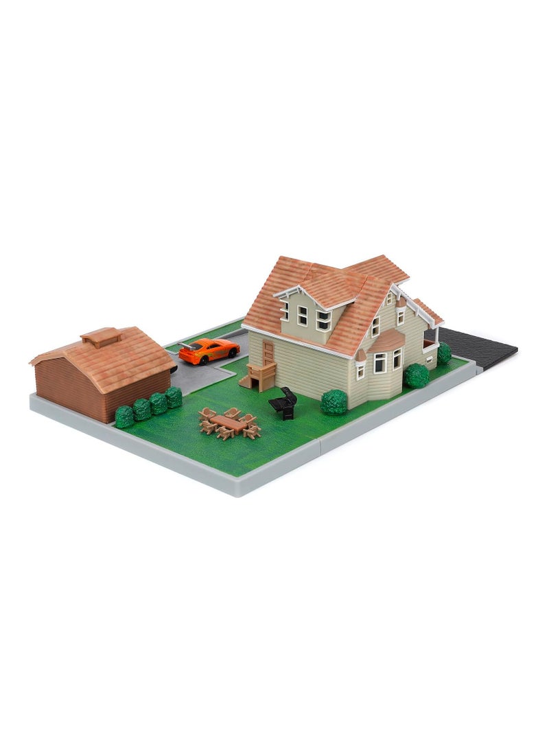 Fast & Furious Nano Scene Dom Toretto's House Display Diorama