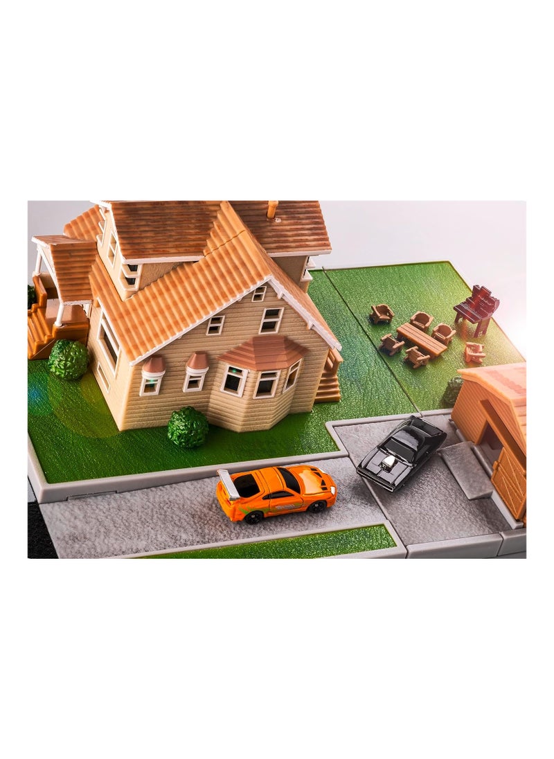 Fast & Furious Nano Scene Dom Toretto's House Display Diorama