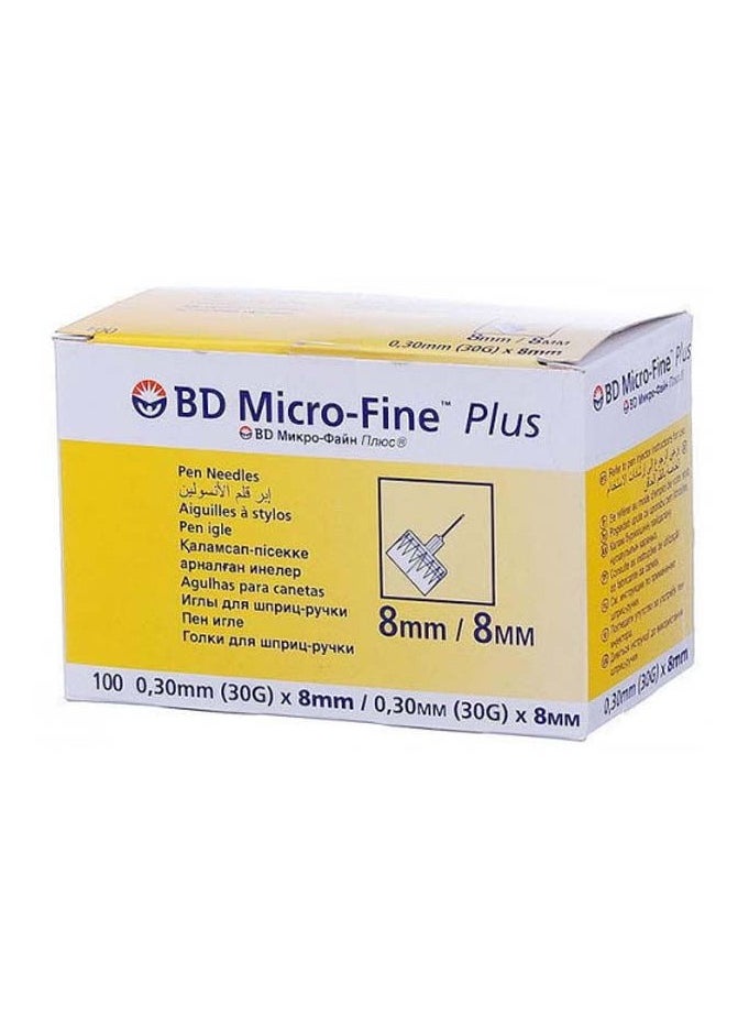BD Micro- Fine Plus Pen Needle 30GX8MM 100s 