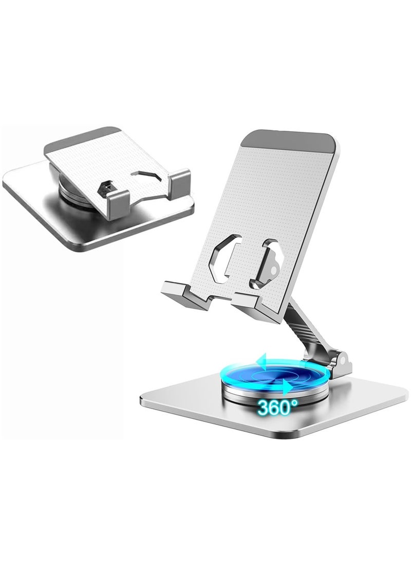 X-level Phone Stand for Cellphone Adjustable Phone Holder for Desk, Folding Office Mobile Holder Portable for Desktop Table Bed Compatible Smartphones Apple iPhone 16 15 14 13 12 Pro Max Plus Samsung S25/S24/S23 Tables iPad  - Image 1