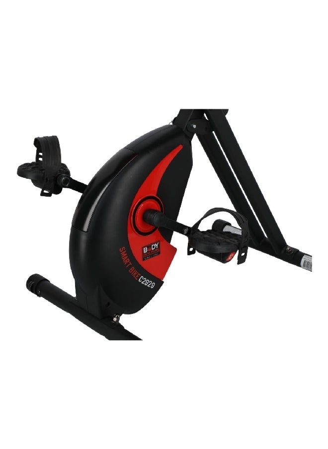 BODY SCULPTURE - 8-Level Tension Magnetic Foldable Exercise Bike Black and Red 65 x 46 x 120 cm BC-2929BR-H - Image 1