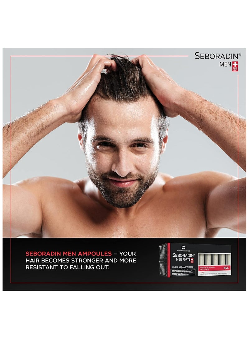 Seboradin Men Forte Ampoules 14X5.5 ml - Image 4