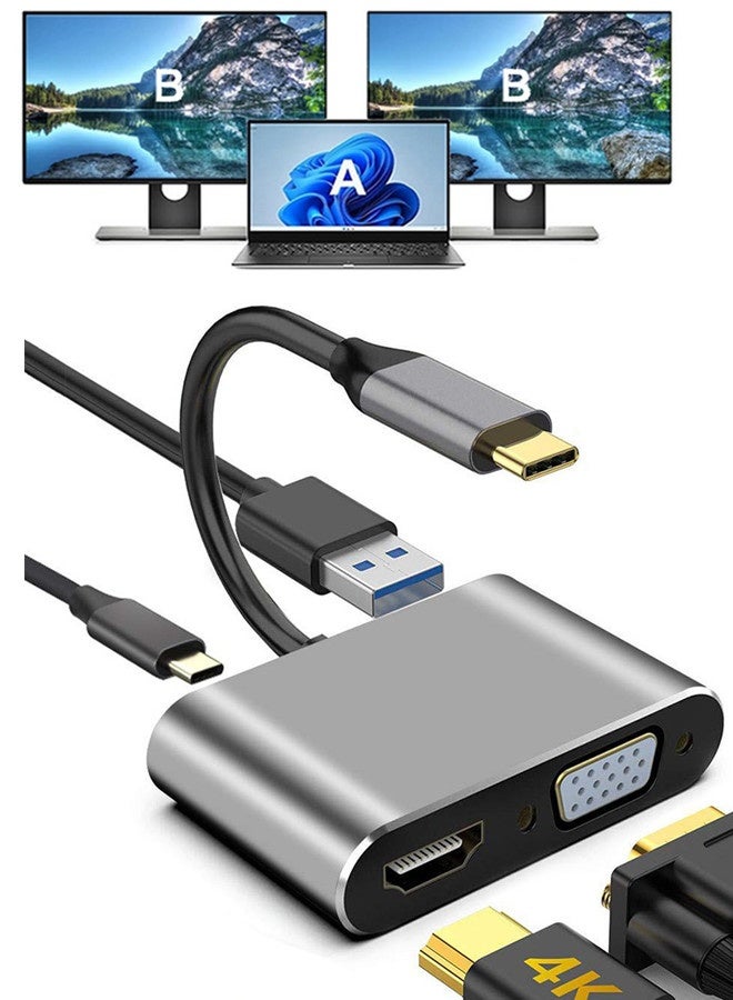 فايب هوم Vibehome 4-in-1 Usb C Hub Adapter usbc 100W