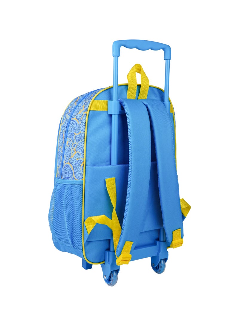 Netflix One Piece 5-in-1 Kids Trolley School Set 18" | Rolling Backpack, Lunch Bag, Lunch Box, Water Bottle & Pencil Case  | Water Resistant  | Boys School Bag - Image 5