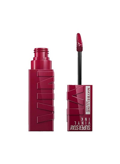 MAYBELLINE YORK Super Stay Vinyl Ink Longwear Transfer Proof Gloss Lipstick, 30 UNRIVALED