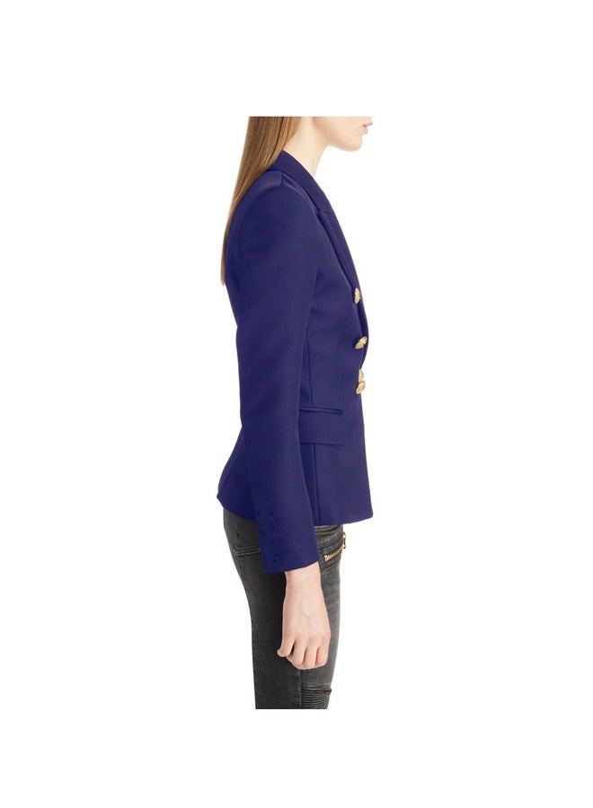 NIBEMINENT Women's Classic Short Suit Double Breasted Jacket  - Image 5