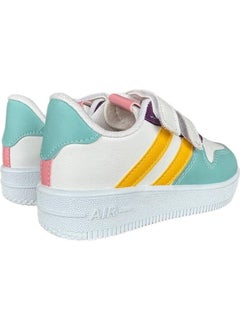 Liger Kids Sneaker Sports Shoes White - Aqua Green  - Image 4