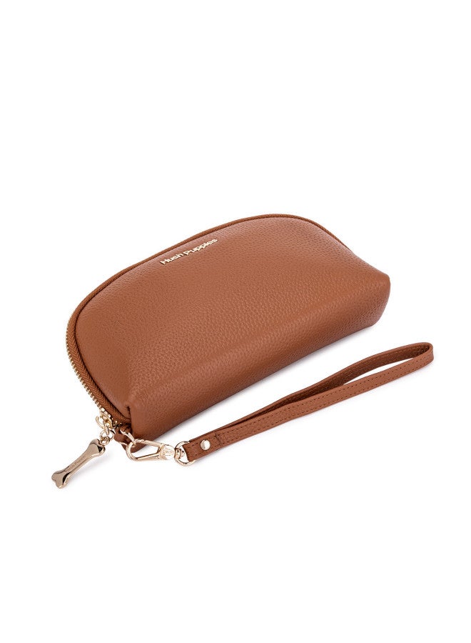 Hush Puppies Textured Women's Bag] Fashion Ladies Clutch Phone Bag Solid Color Wrist Bag Versatile Handbag Gift For Wife - Image 5