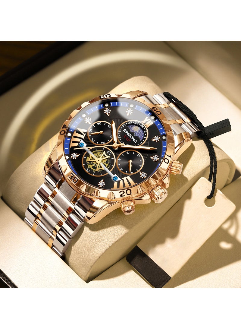 Men's Business Student Luminous Waterproof High-End Quartz Watch