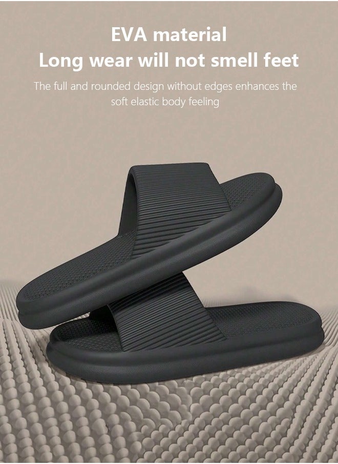 Unisex Slippers Lightweight Non-slip Quick Dry Casual Beach Shoes Shower Bathing Spa Walking Sandals Size 42-43