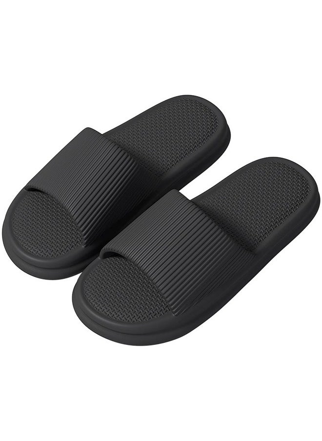 Unisex Slippers Lightweight Non-slip Quick Dry Casual Beach Shoes Shower Bathing Spa Walking Sandals Size 42-43