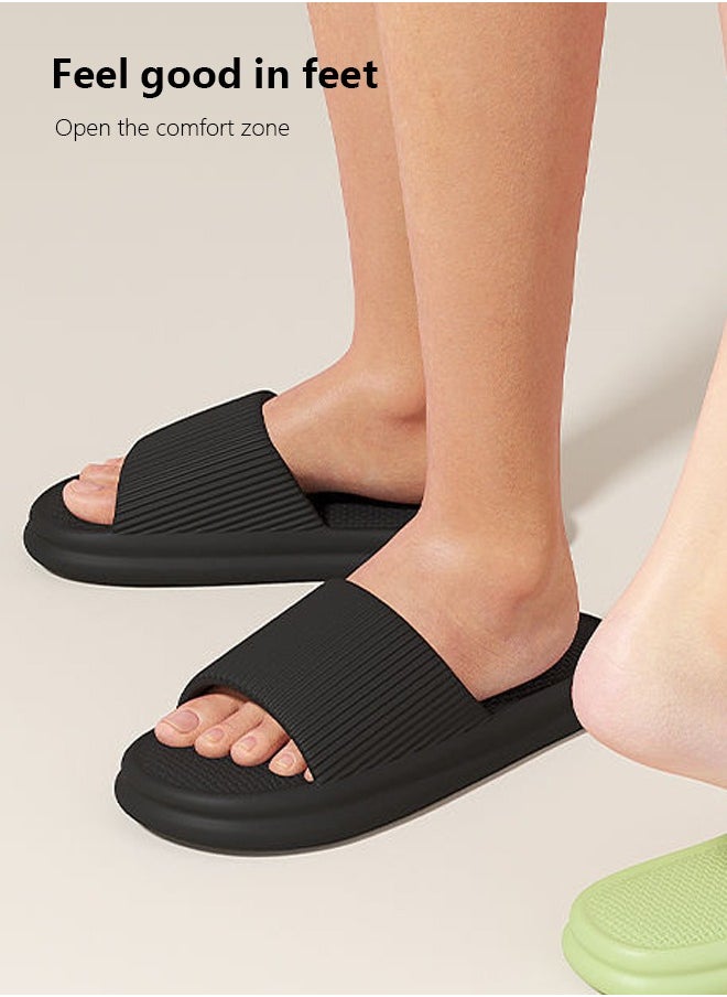 Unisex Slippers Lightweight Non-slip Quick Dry Casual Beach Shoes Shower Bathing Spa Walking Sandals Size 42-43