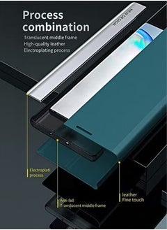 X-level HONOR X9b 5G Cover Case Accessories with Full Body Back Front Screen Slim Flip Cover, Anti-Scratch, Nano Adsorption, Stand Function, Protector for HONOR X9b 5G  - Image 4