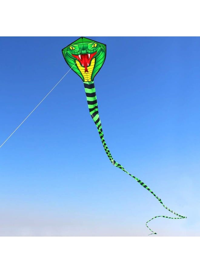 Hengda Kite for Kids 26.2Ft Large Power Cobra Snake Kites with Flying Line Outdoor Fun Sports Kite - Image 3