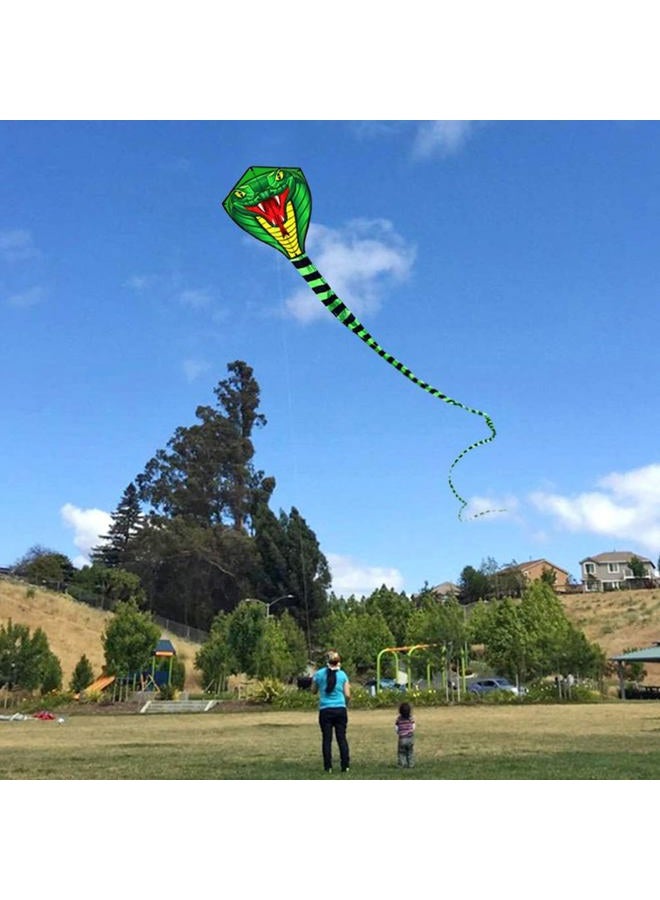 Hengda Kite for Kids 26.2Ft Large Power Cobra Snake Kites with Flying Line Outdoor Fun Sports Kite - Image 5