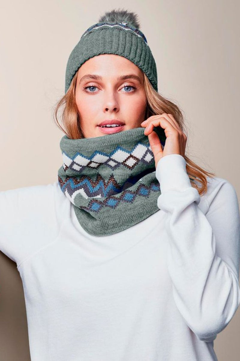 Tchibo Women Textured Scarves, Grey Combo - Image 1