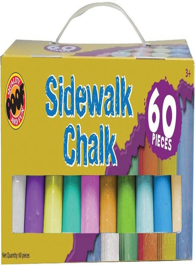 POOF Sidewalk Chalk (60-Pack) (EA)