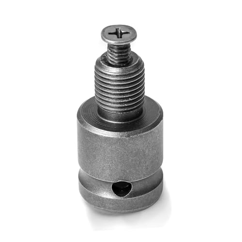 UPTODATETOOLS 2-13mm Keyless Drill Chuck Adapter, 1/2-20Unf Drill Chuck with SDS-PLUS Shank Bit, 1/2” Socket Square Female Adapter for Impact Driver, Electric Drill, Hammer Drill - Image 5