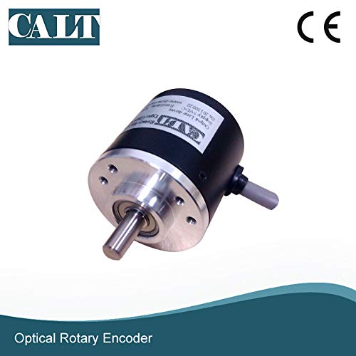 CALT 38mm Body Diameter 6mm Solid Shaft Rotary Encoder 2000PPR Line Driver Output 5V Power Supply - Image 2
