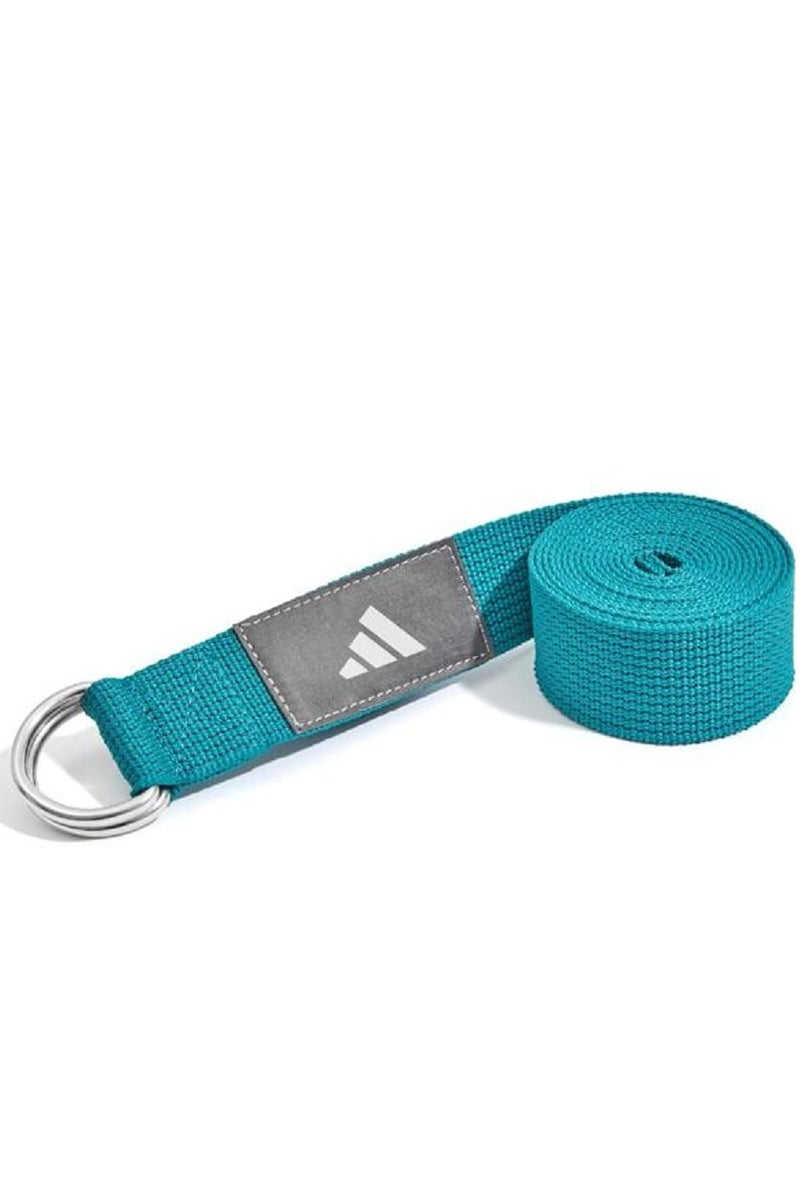 Adidas Anti-Slip Soft Texture Yoga Strap Active Teal - Image 2