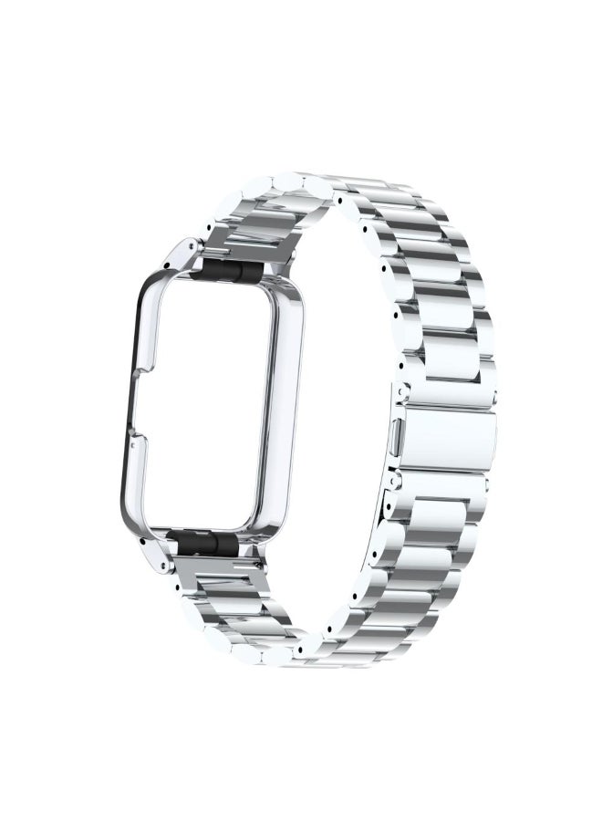 Strap+Case for Samsung Galaxy Fit 3 SmartWatch Accessories for samsung galaxy fit 3 Metal Bracelet Protective Shell Cover Frame