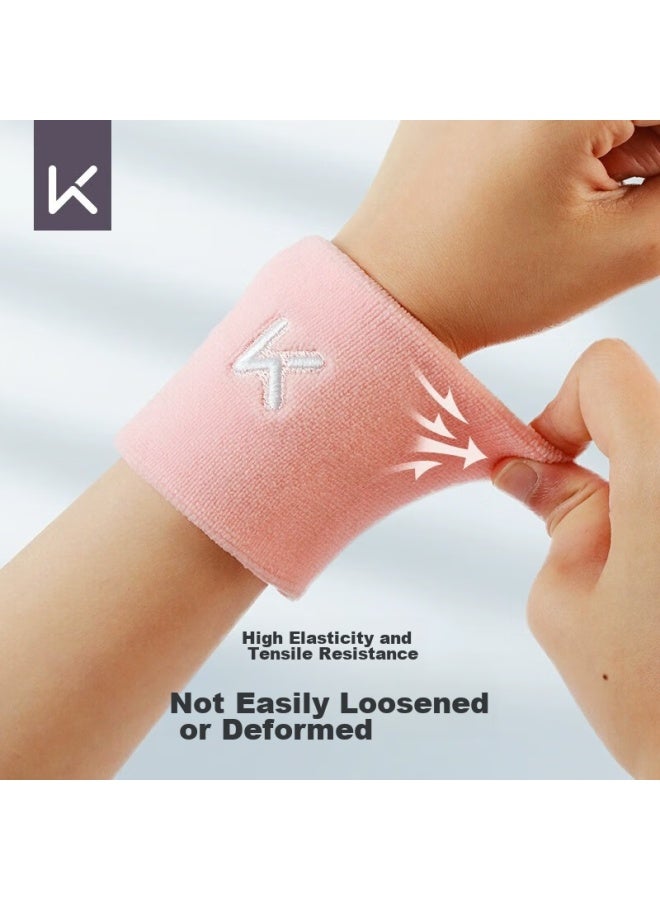 Keep Keep Sports Wristband For Men And Women, Fitness Basketball Wrist Support, Sprain Prevention, Tendon Sheath Protection For Badminton, 2-pack, Classic Black - Image 4