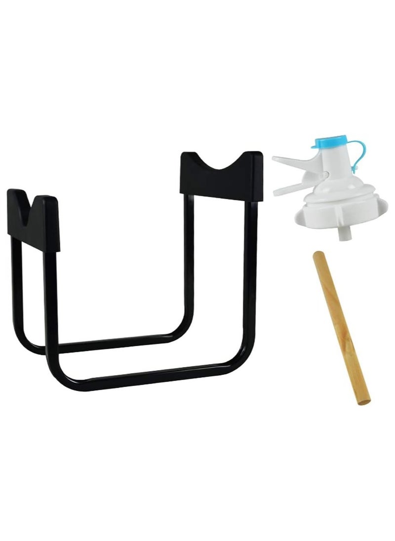 DubaiGallery - Water Dispenser Stand & Water Jug Dispenser,Portable Stainless Steel Water Jug Stand Bottle Drink Holder Rack - Image 1